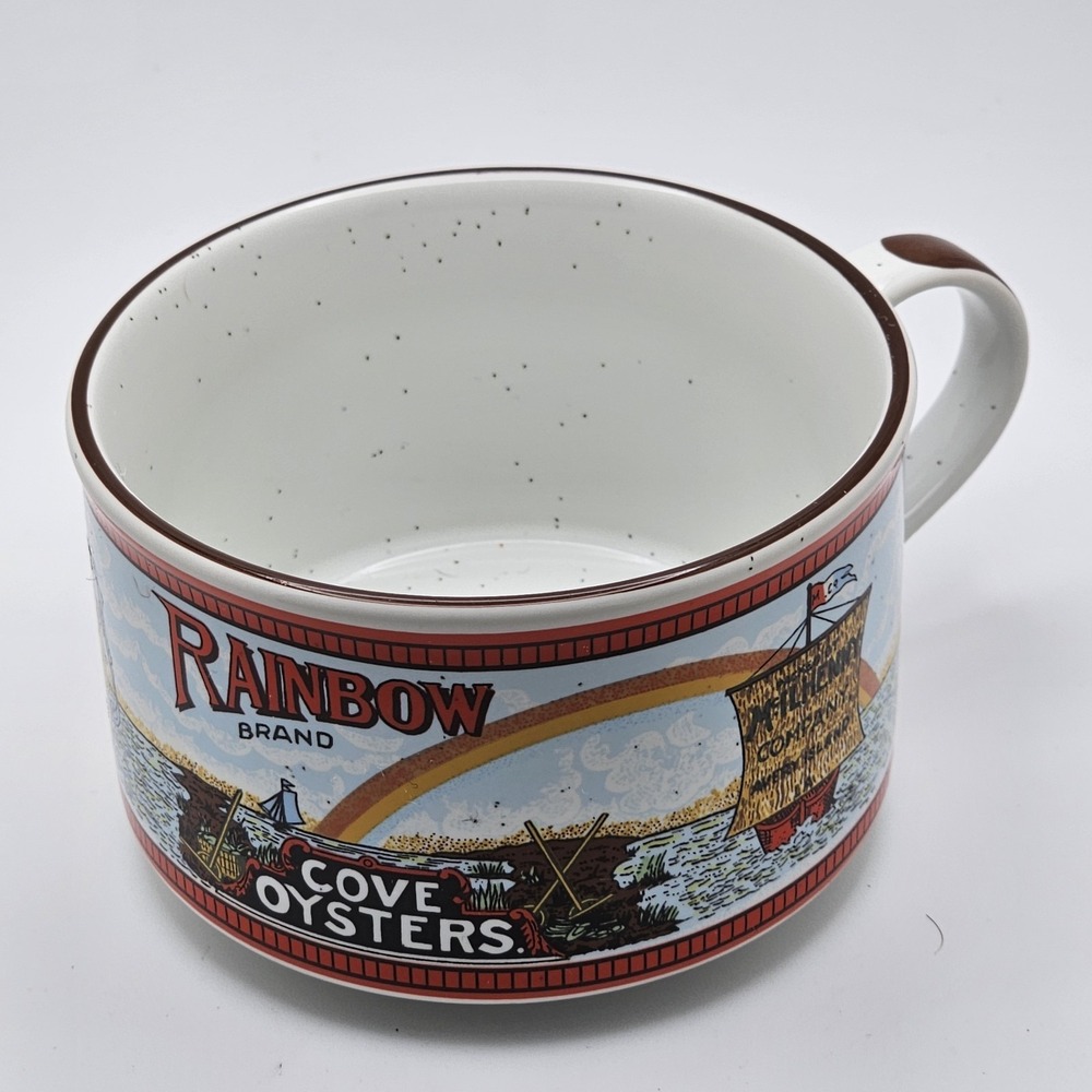 Rainbow Cove Oysters Advertising Mug Tabasco McIlhenny Company Louisiana